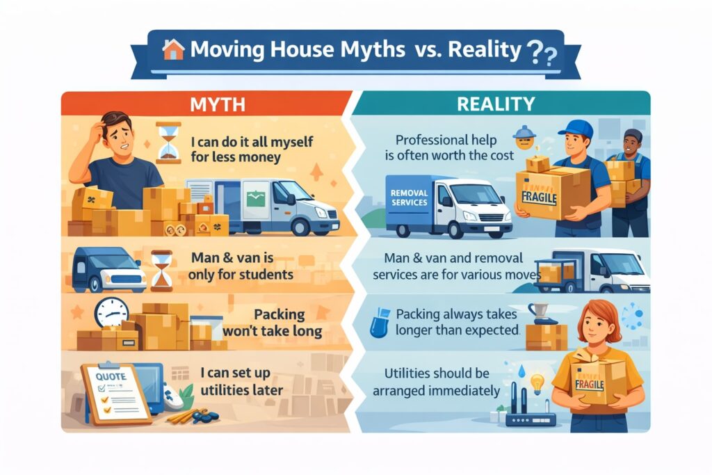Moving House Myths in the UK: What People Get Wrong and What Experts Say