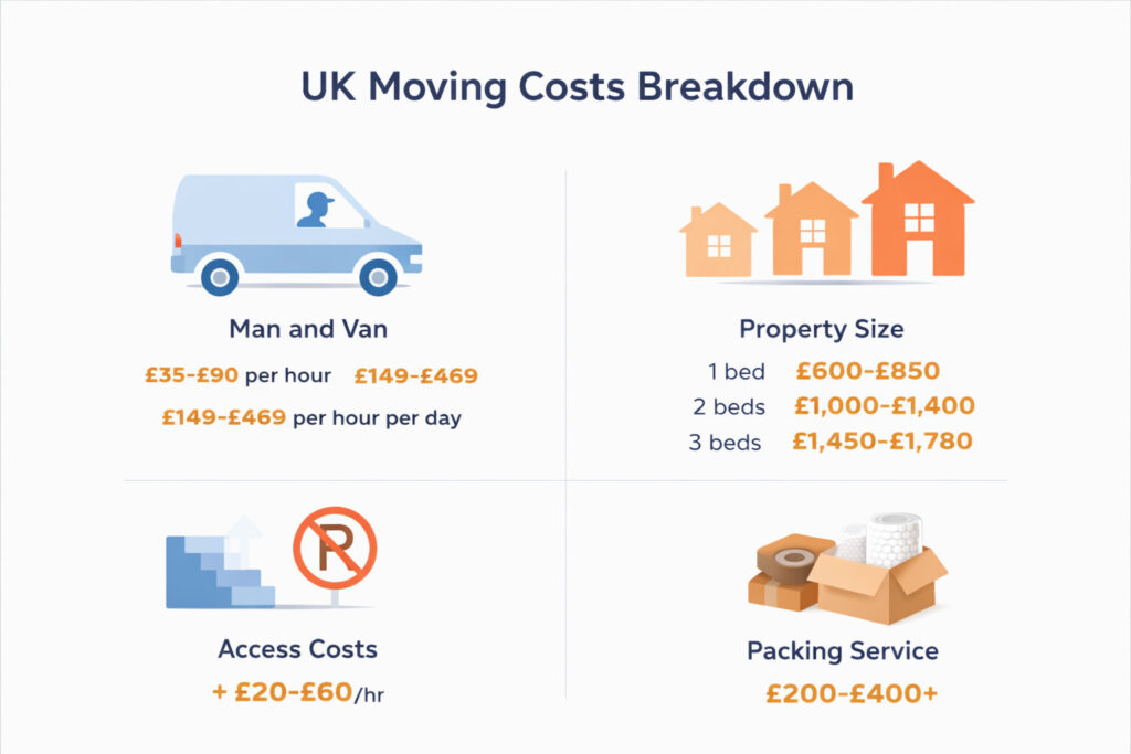 How Much Does It Cost to Move House in the UK in 2026 Real Prices and Breakdown