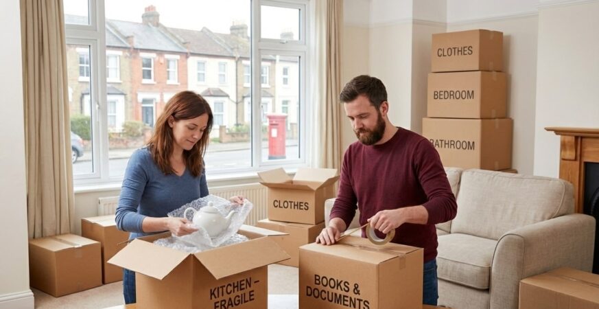 How to Pack for a House Move in the UK the Right Way