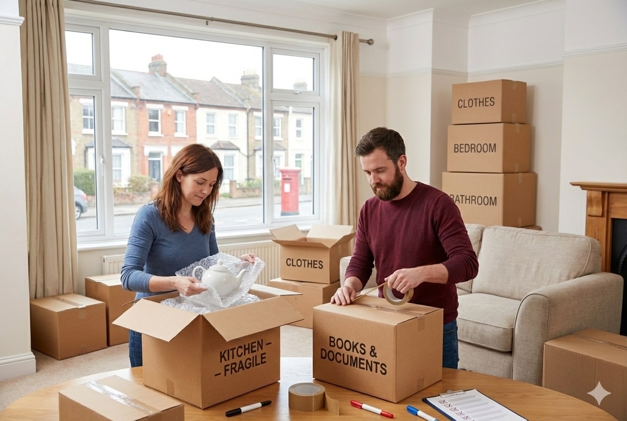 How to Pack for a House Move in the UK the Right Way