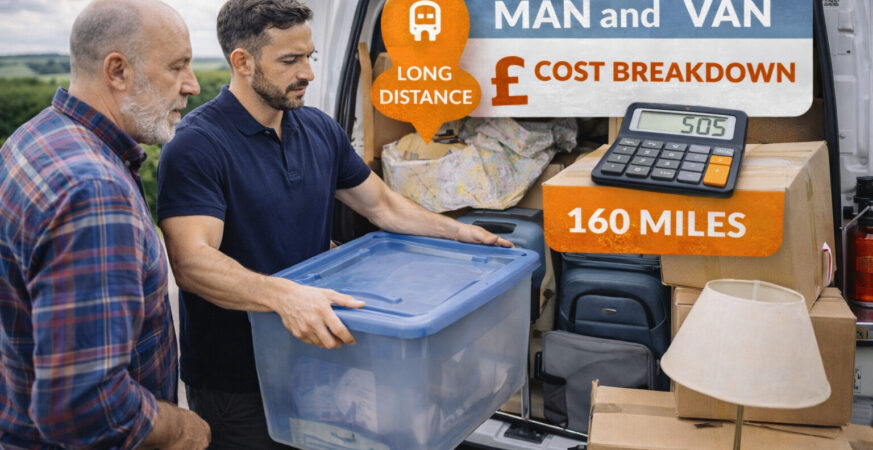 Long-Distance Man and Van Cost Breakdown