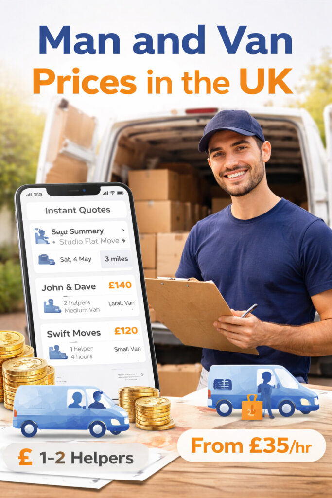 Man and Van Prices Explained in the UK What You Really Pay and Why