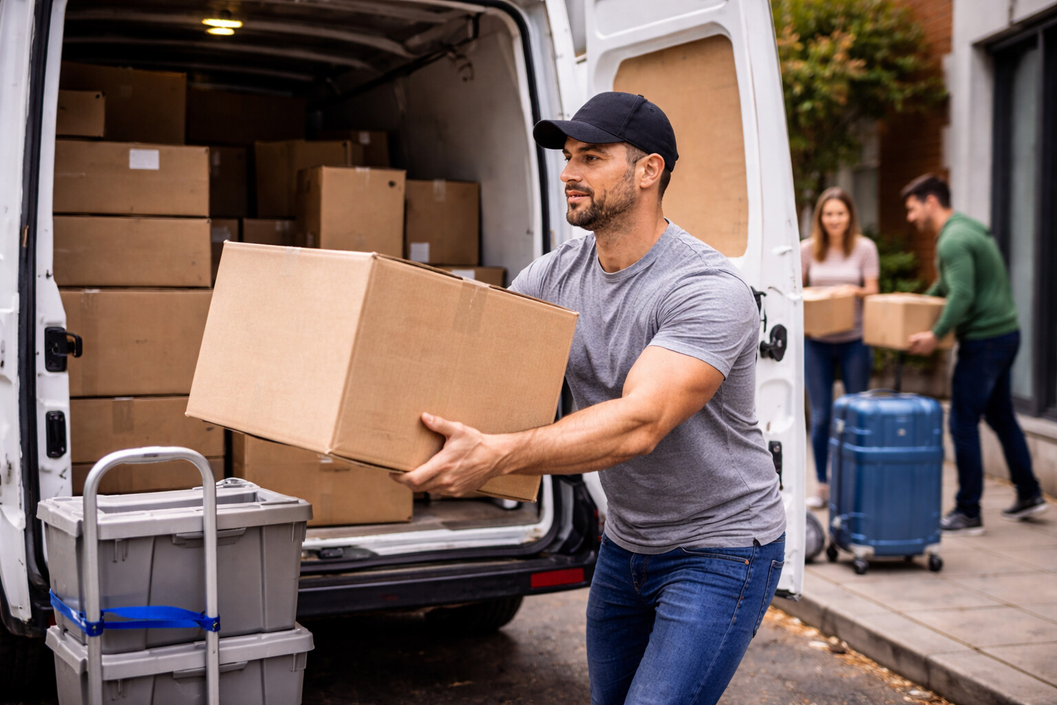 Man and Van Without Loading Help in the UK