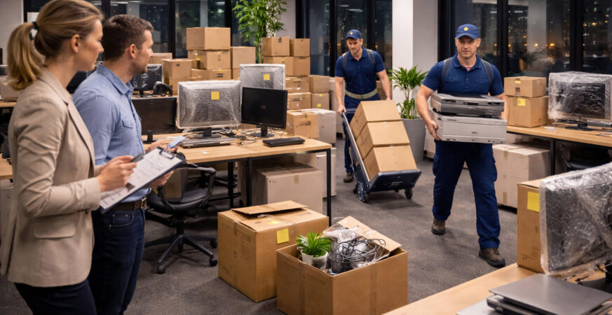 Man and Van for Office Relocations in the UK