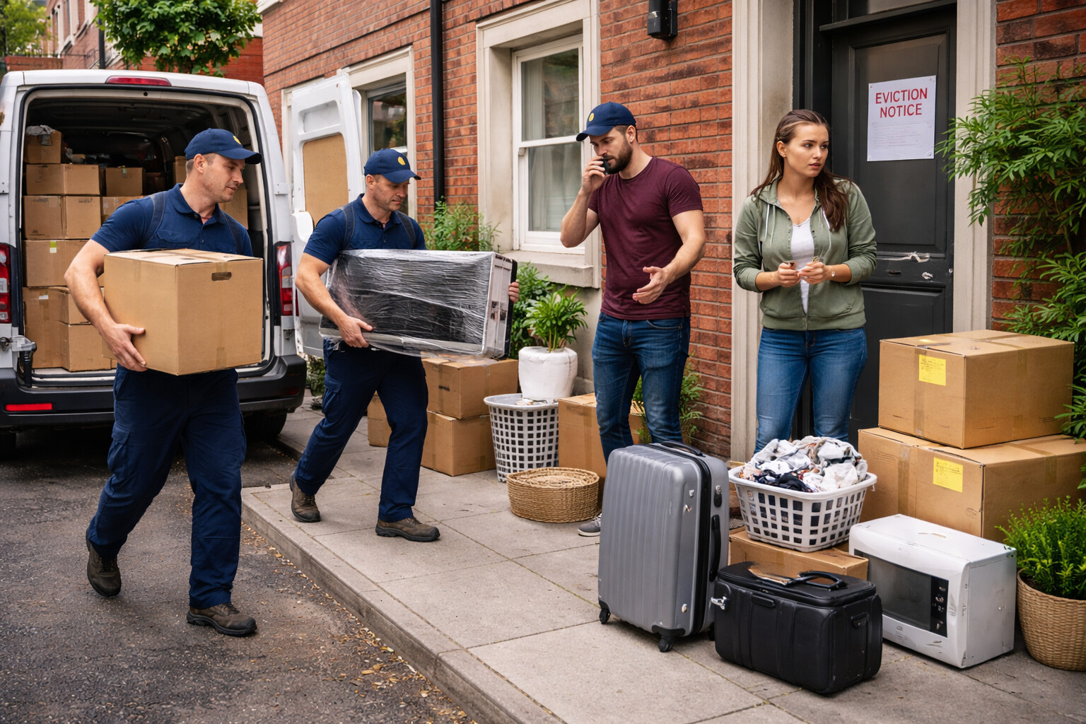 Man and Van for Short-Notice Evictions in the UK