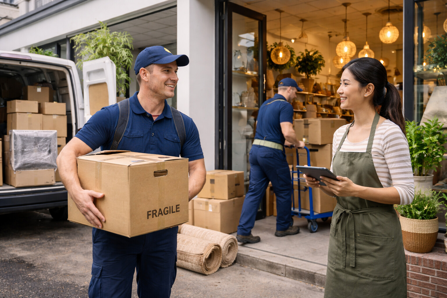 Man and Van for Small Business Deliveries in the UK