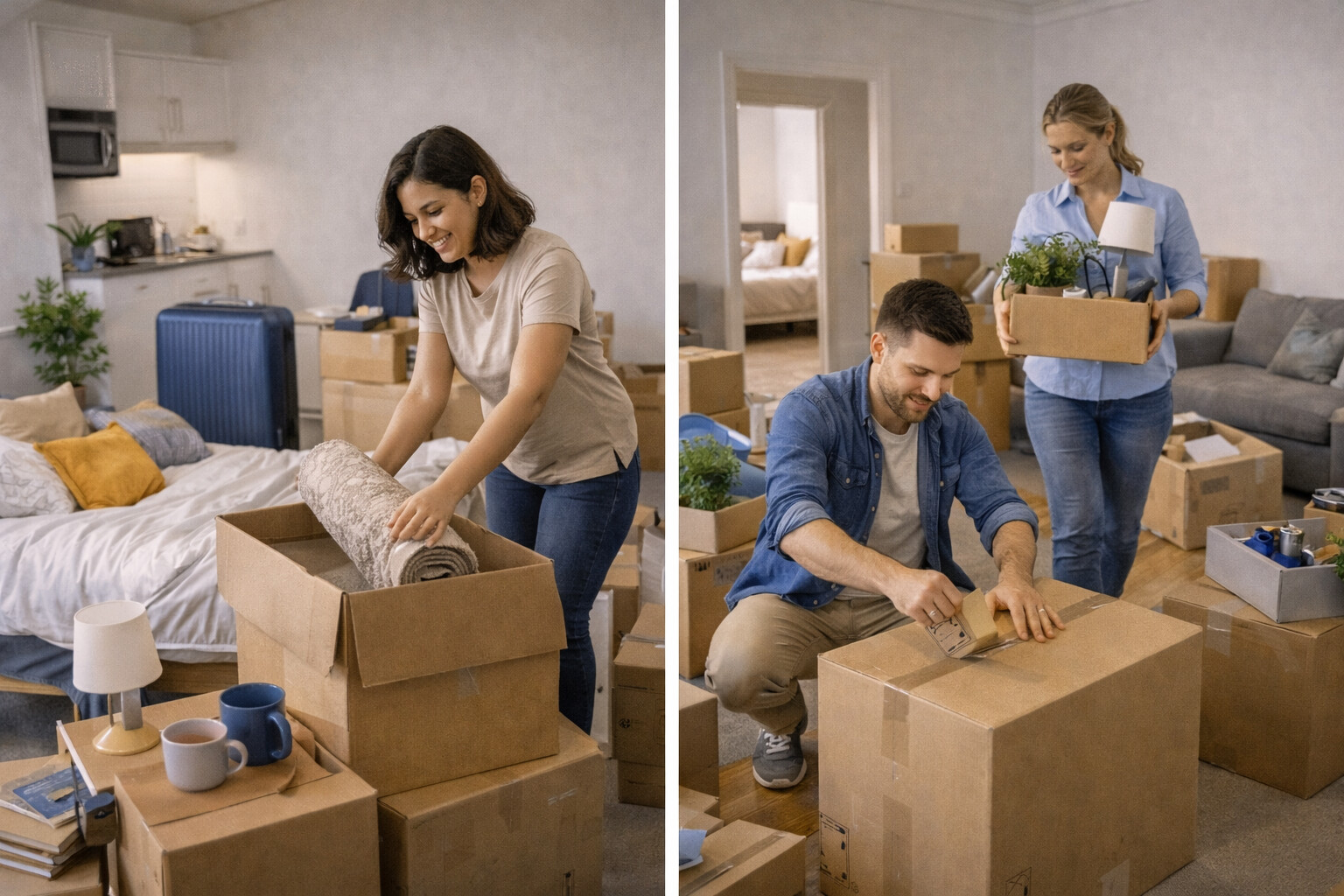 Moving a Studio Flat vs a One-Bedroom Flat in the UK