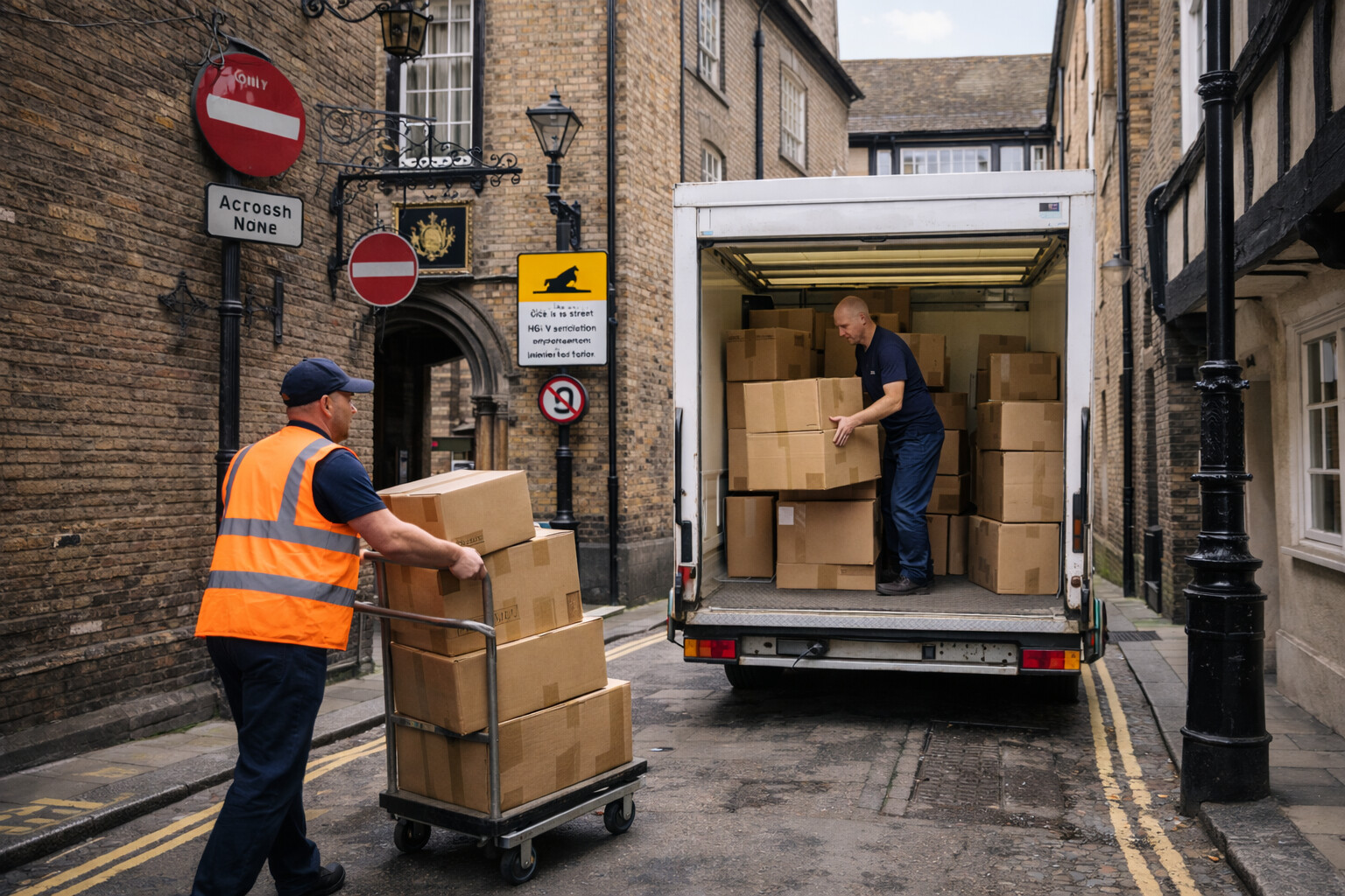 Moving in Narrow Streets & Historic Areas of London Access Limits, Enforcement & Structural Reality